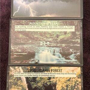 Lot of 3 rare vintage cassette tapes sounds of nature all three are 1988